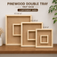 Pinewood Double Tray MDF Base