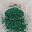 Green Small Metalic Glass