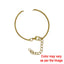 Cuff Bracelet With Adjustable Chain