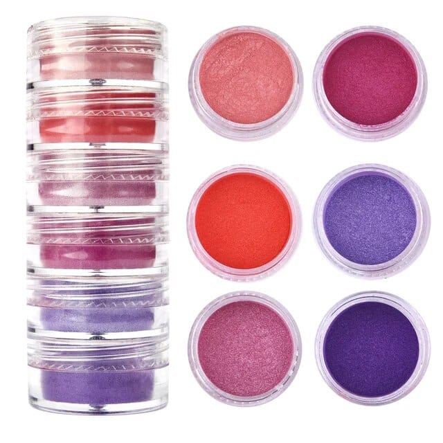 6 Shade Pearl Mica Powder- A