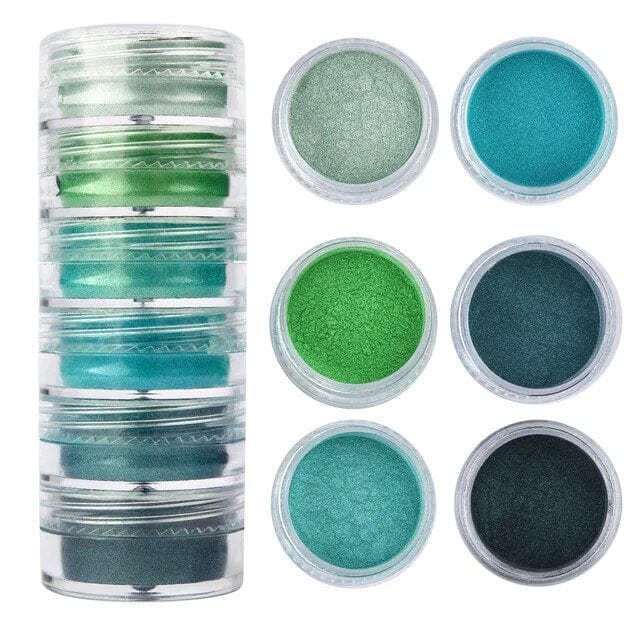 6 Shade Pearl Mica Powder- C