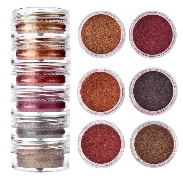 6 Shade Pearl Mica Powder- G