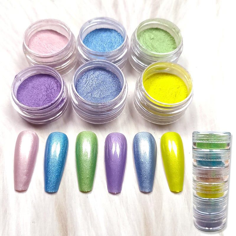 6 Shade Pearl Mica Powder-I
