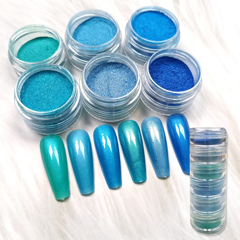 6 Shade Pearl Mica Powder-J