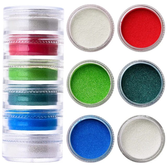 6 Shade Pearl Mica Powder-L