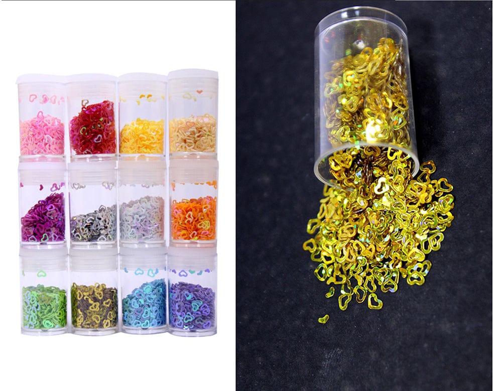 Rainbow Heart Chunks Set-A