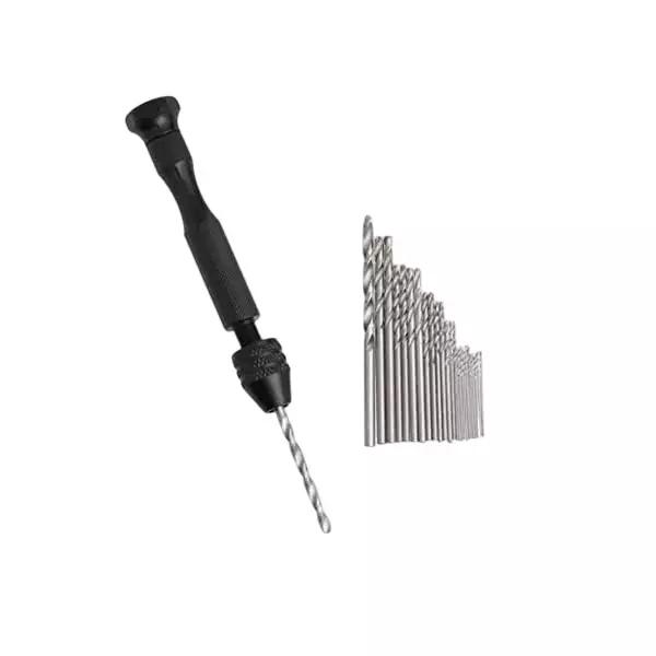 Manual Hand Drill (B) With 15 Bits