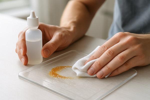 Resin cleanser