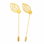 Broch Pin with Leaf