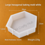 8'' x 9'' Hexagon Deep Casting Mould