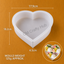 Small Heart Deep Casting Mould