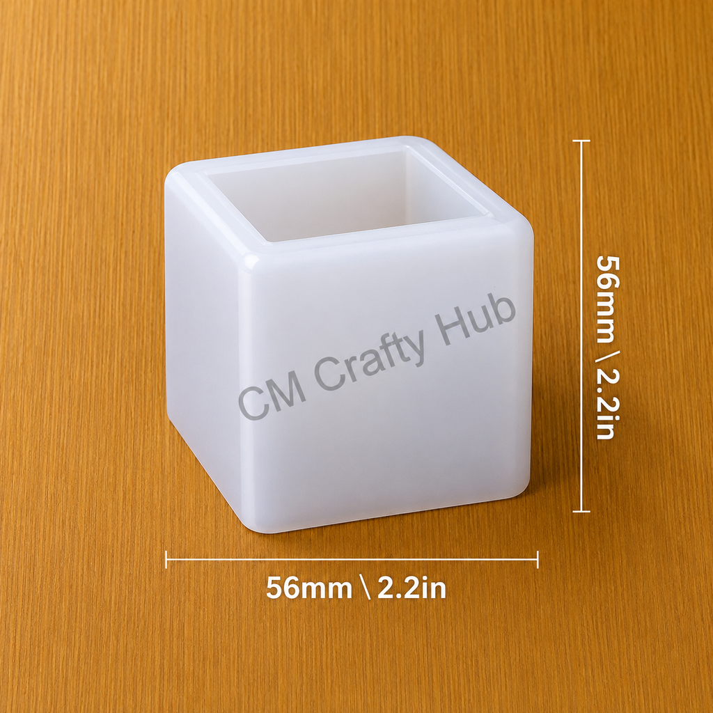 5.6 Cm Cube Shaped Paper Weight Mould