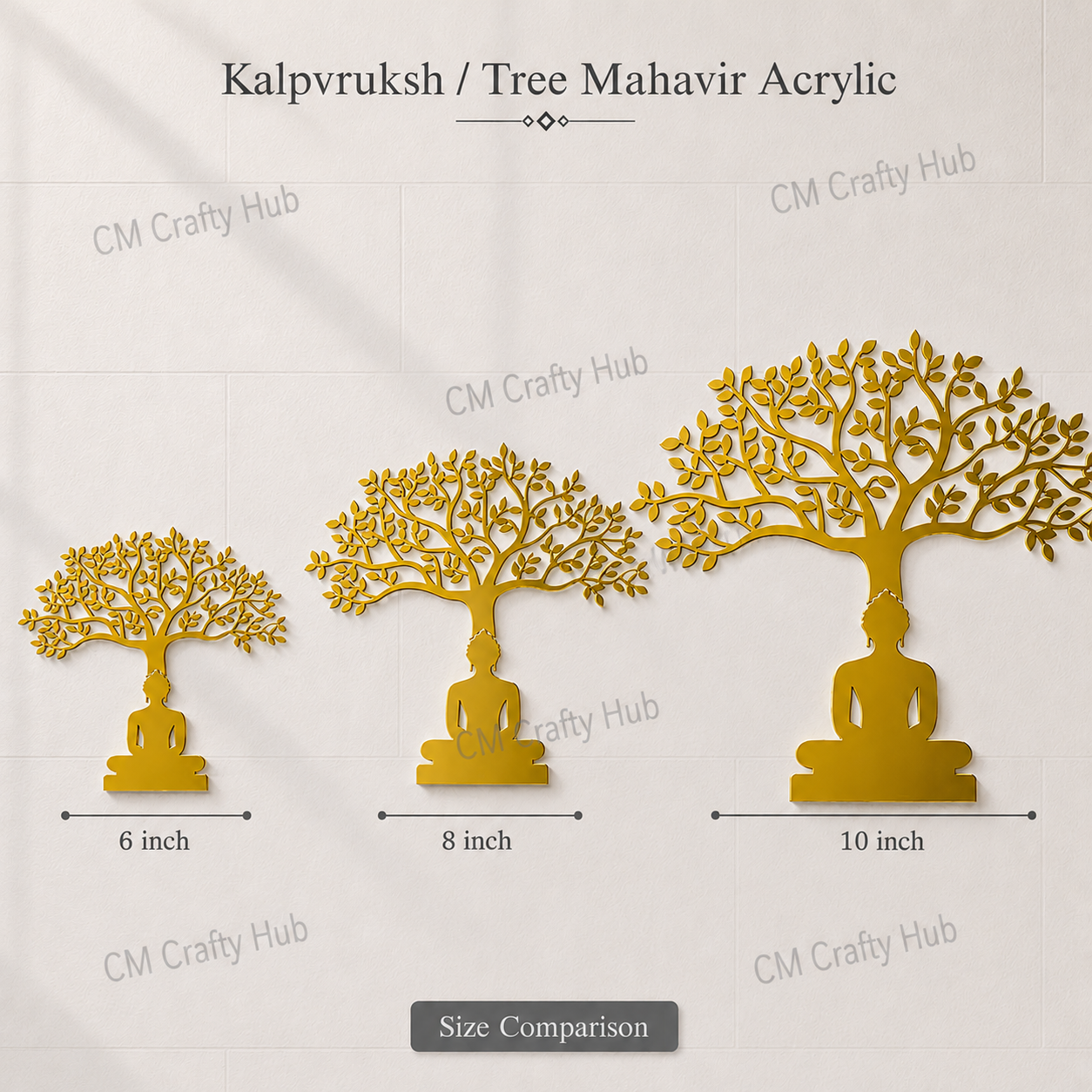 Kalpvruksh/Tree Mahavir-Acrylic Main image