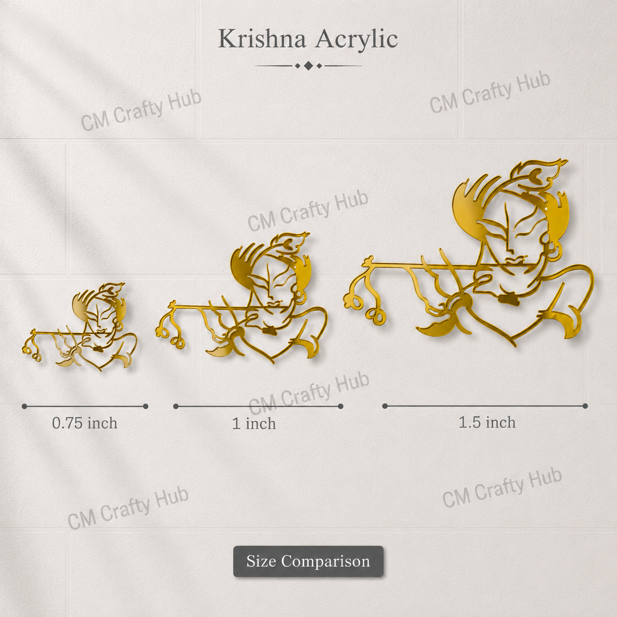 Krishna Custome-Acrylic
