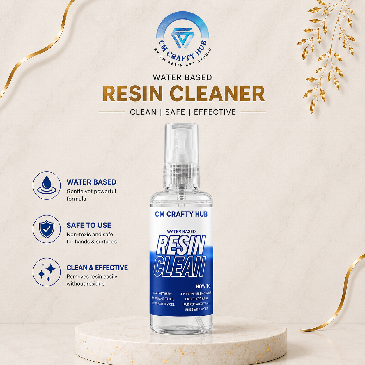 Resin cleaner