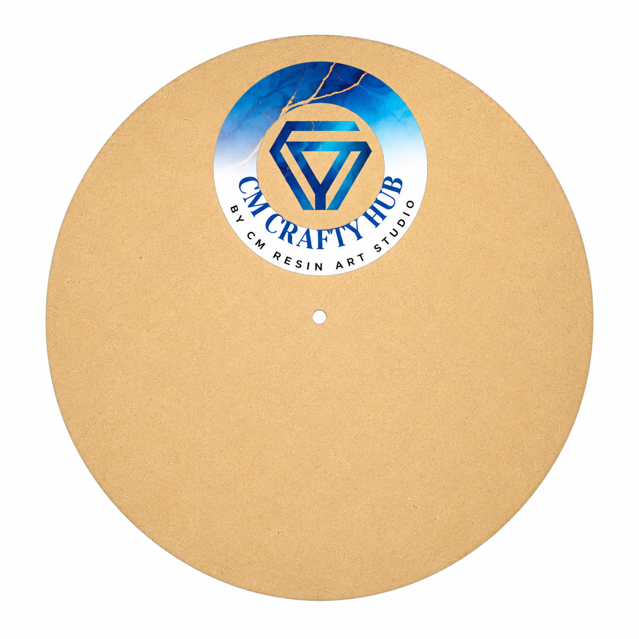 MDF Round Clock Base