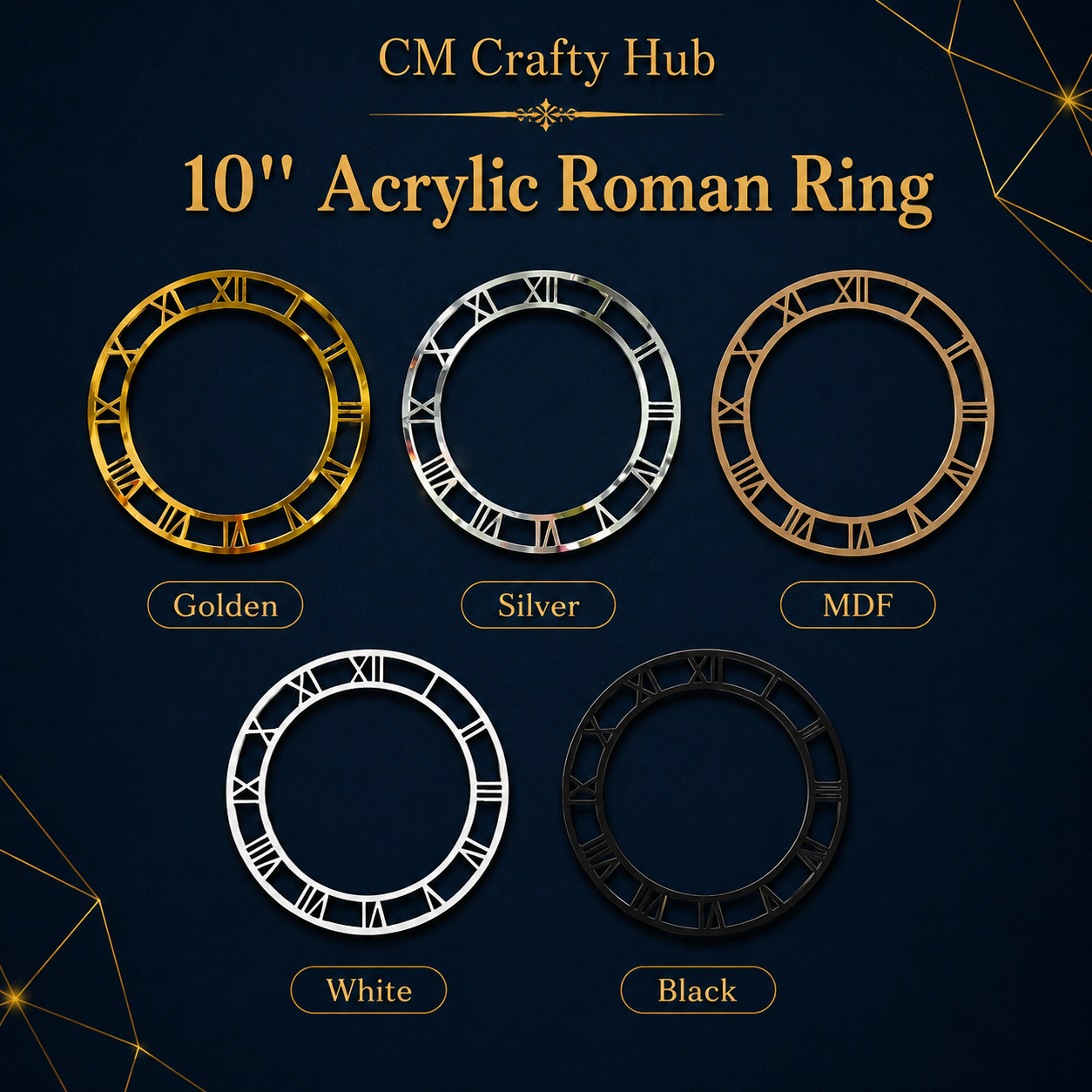 10'' Roman/English Ring
