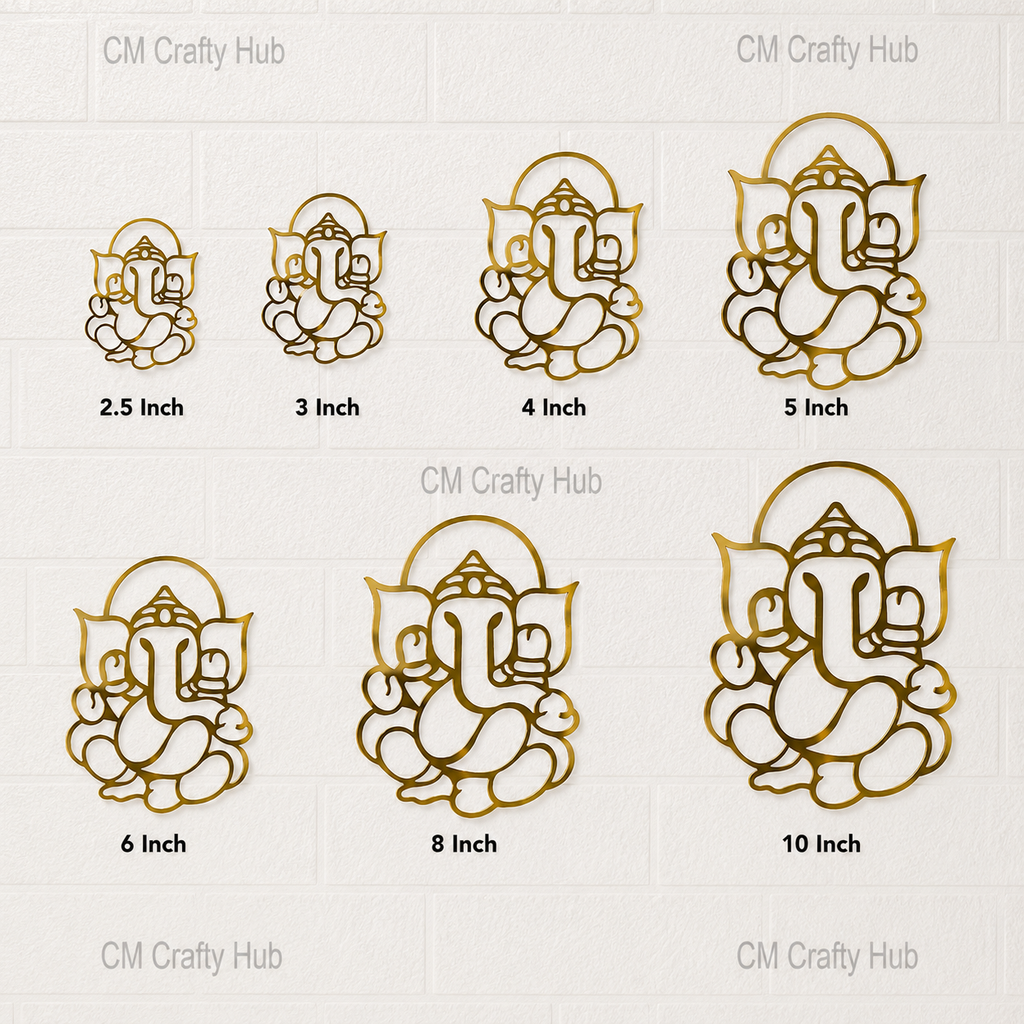 Ganeshji Cutout(Acrylic)-B