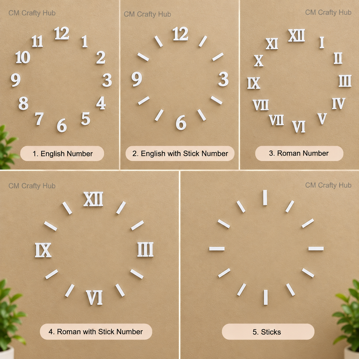 White Numbers Main image