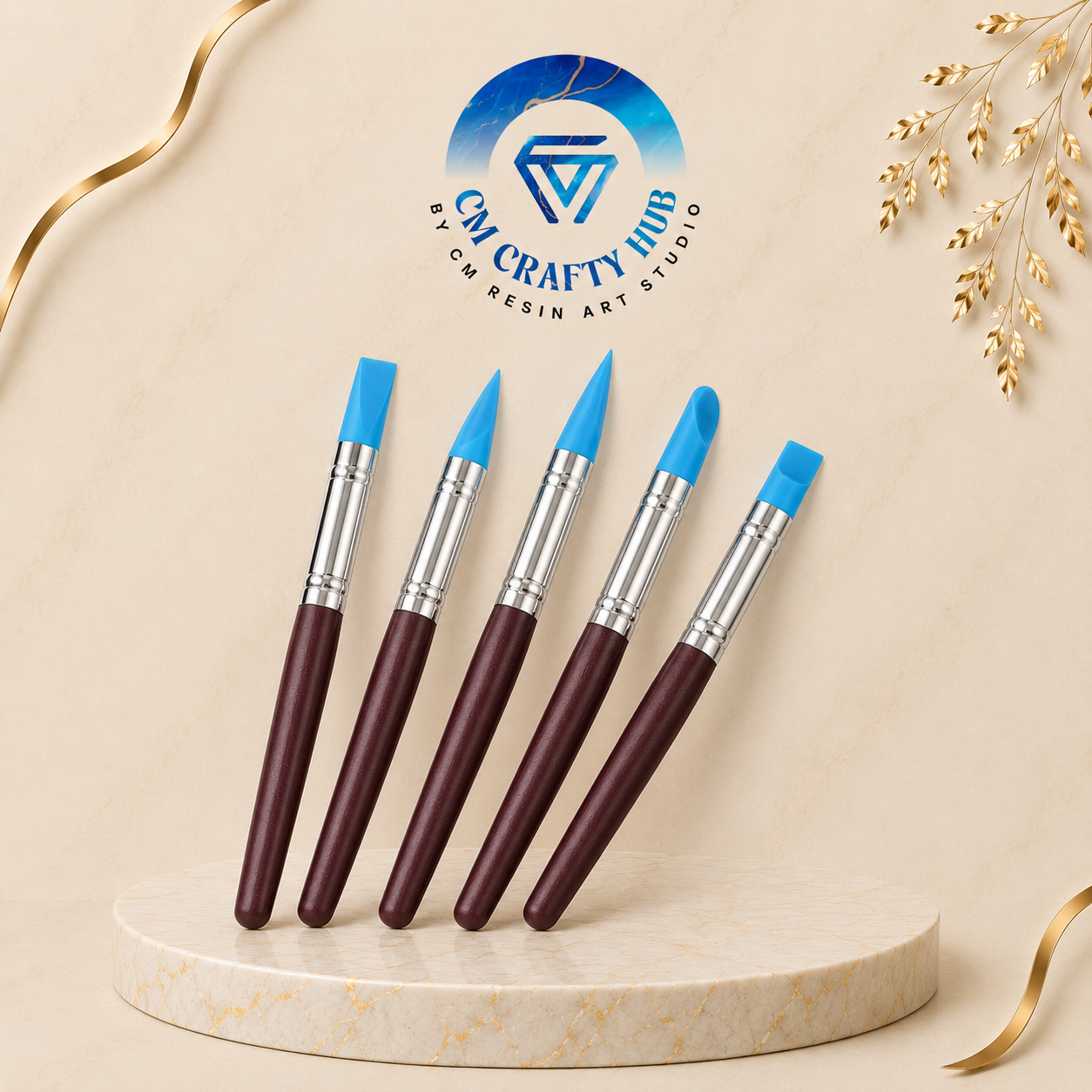 Blue Silicon Brush