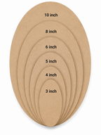Oval Shape MDF