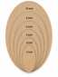 Oval Shape MDF