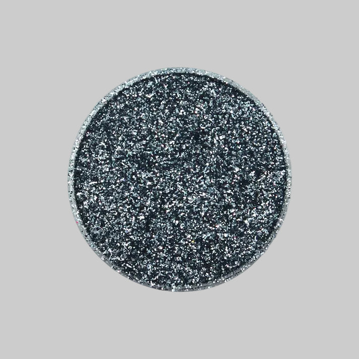 Dark Gray Fine Glitter