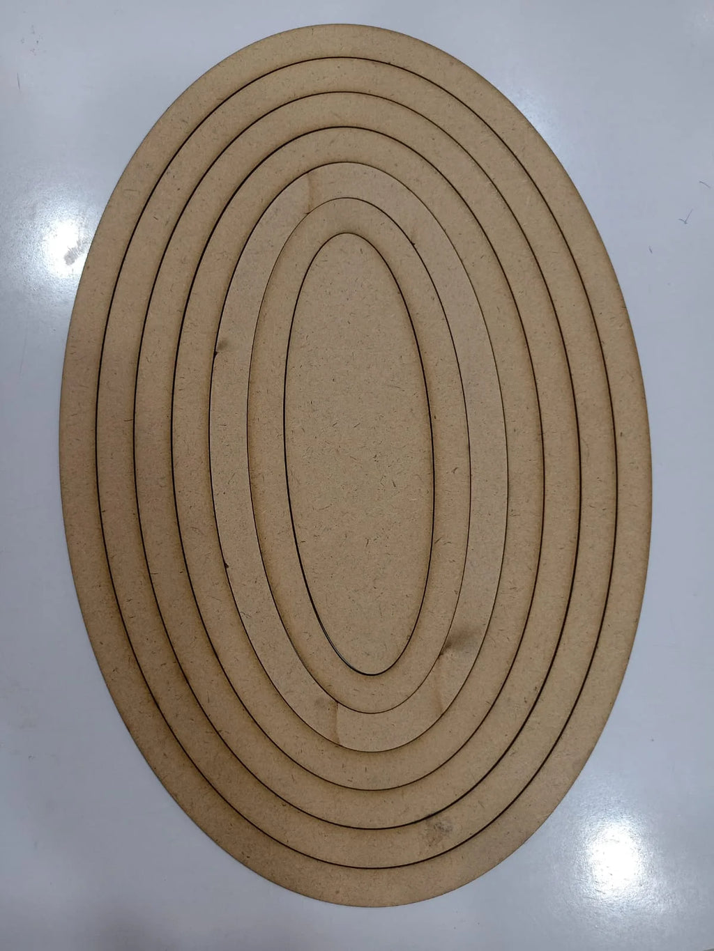 Oval Shape MDF
