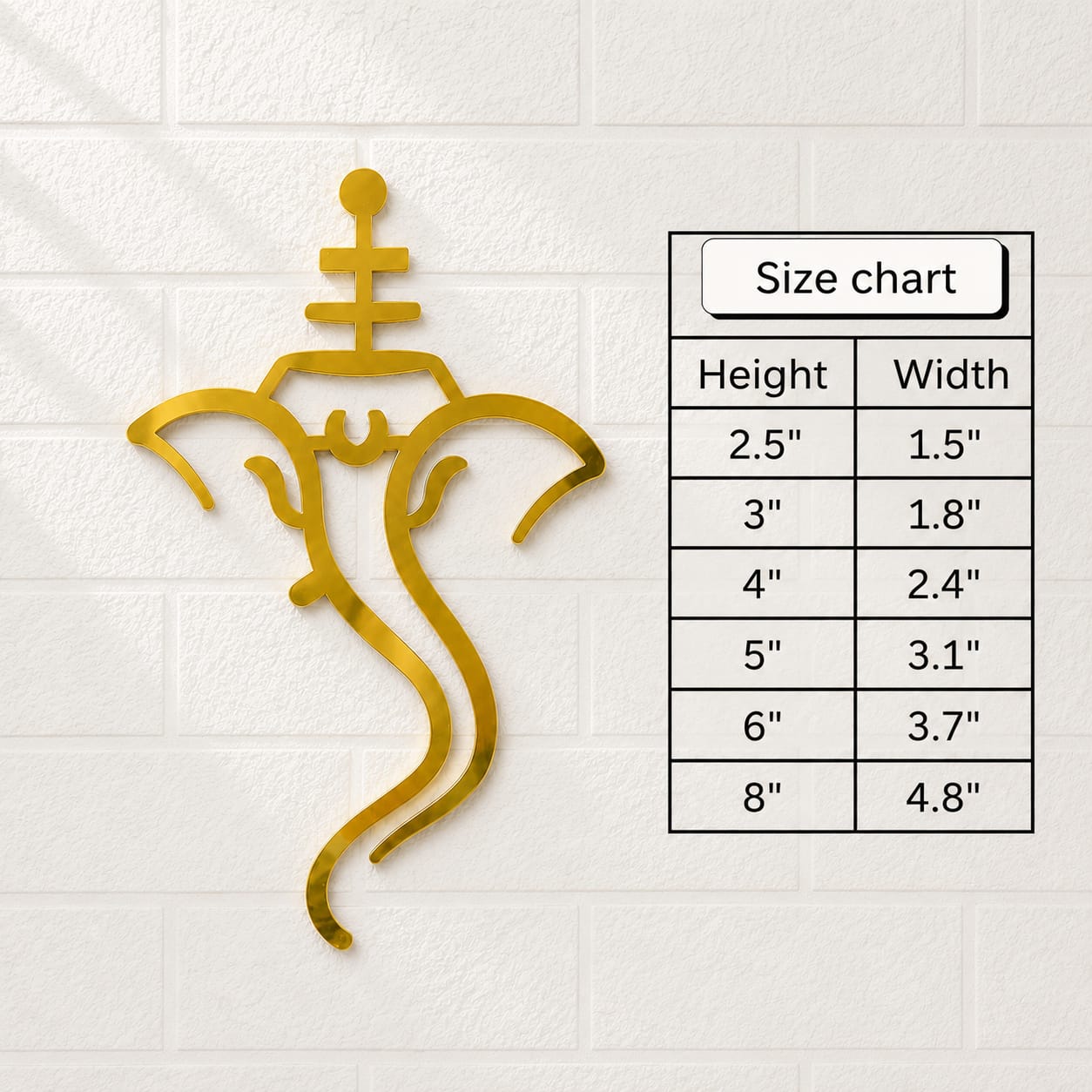 Oneface Ganeshji Cutout(Acrylic)-C