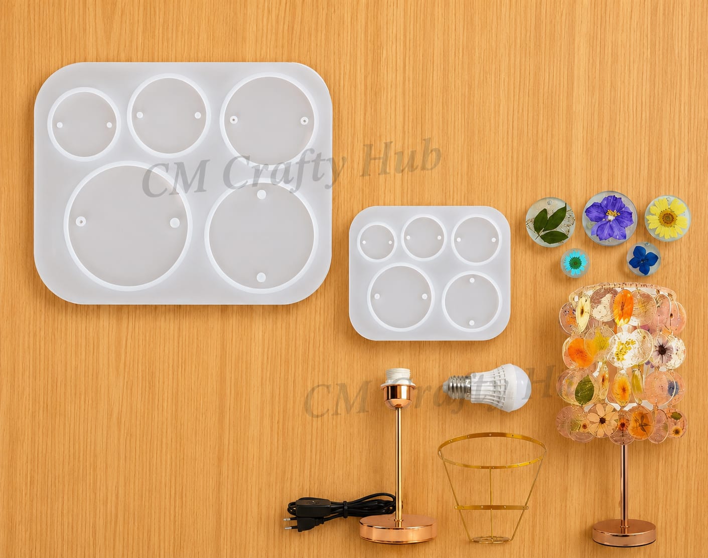 5 Cavity Round Rakhi/Jewellery Mould