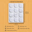 12 in 1 Cavity Round Rakhi Mould