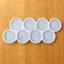 8 Cavity Round Jewellery/Keychain Moulds