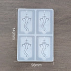 4 Cavity Rectangle Ganpati Mould