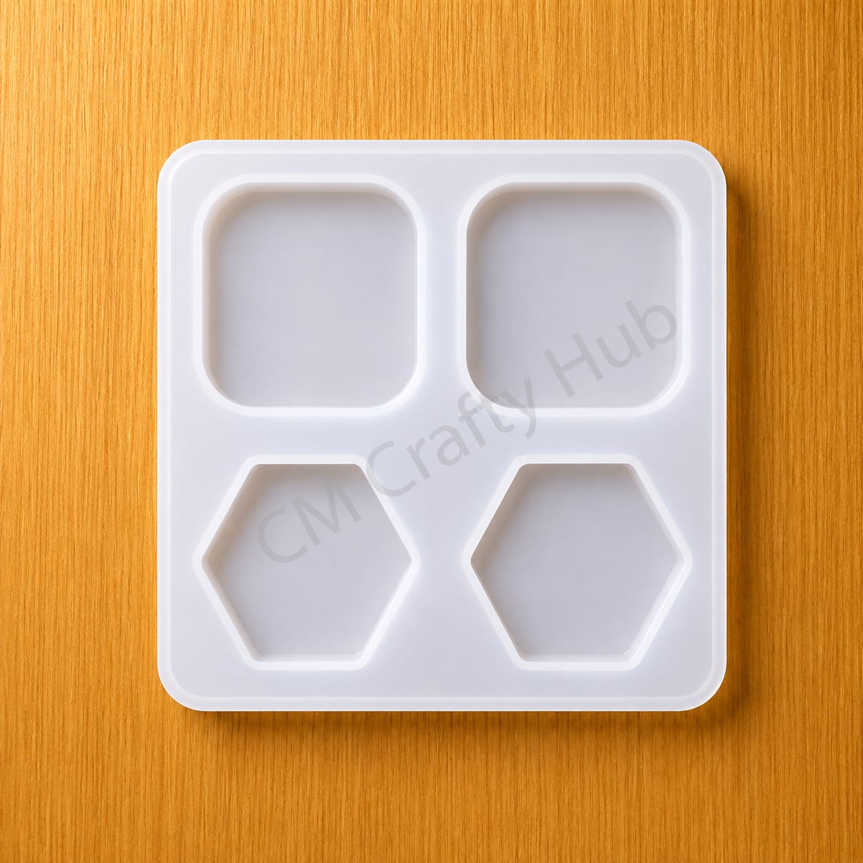 4 Cavity Hexagon/Square Mould