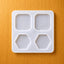 4 Cavity Hexagon/Square Mould