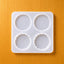 4 Cavity Plain/Agate Round Mould