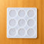 9 Cavity Round Jewellery/Keychain Moulds