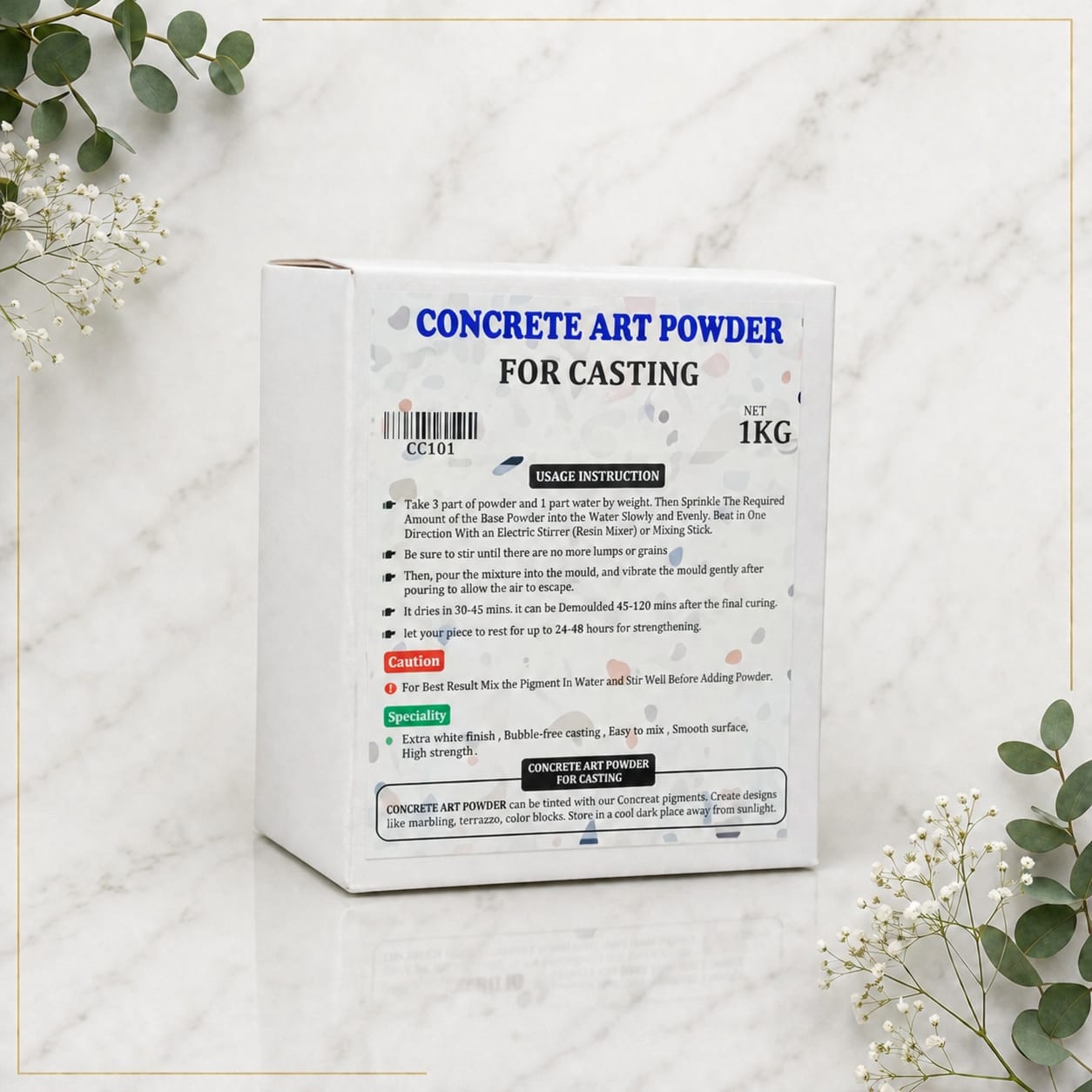 Concrete Art Powder For Casting - 1kg Main image