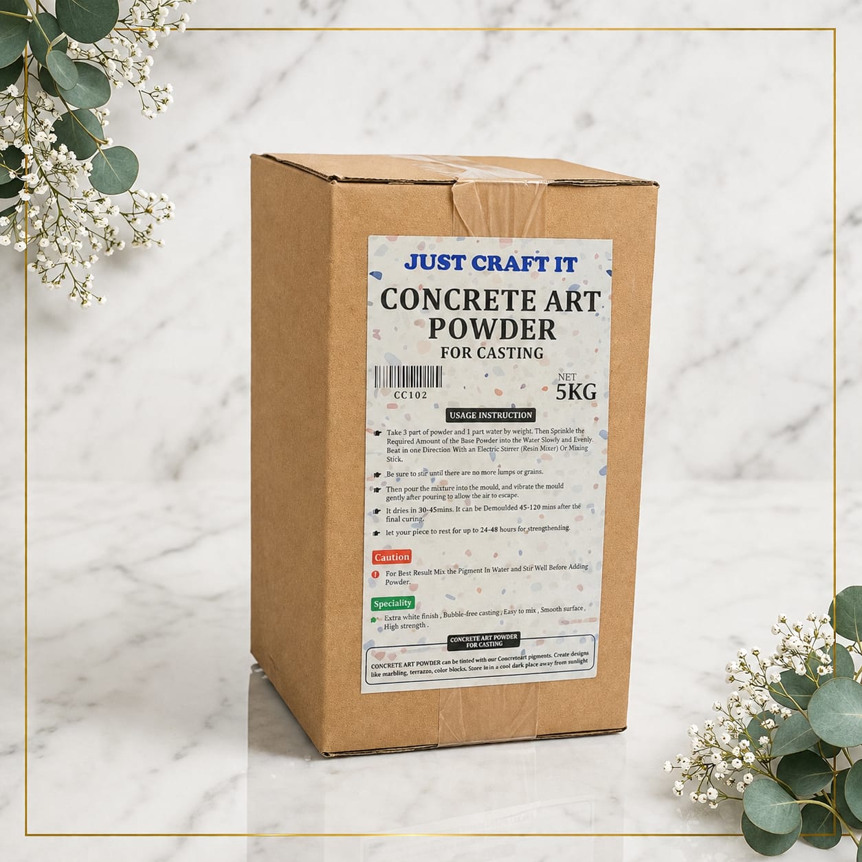 Concrete Art Powder For Casting - 5kg