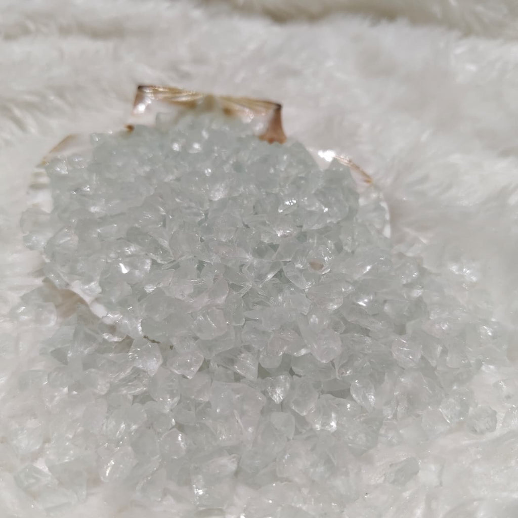 Natural Holographic Crushed Glass