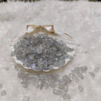 L Grey Holographic Crushed Glass