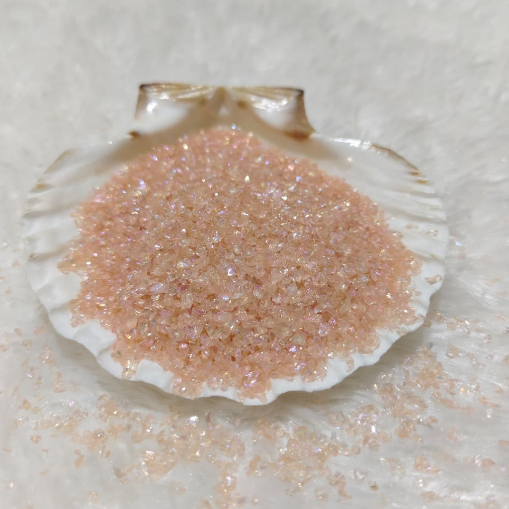 Peach Small Rainbow Glass
