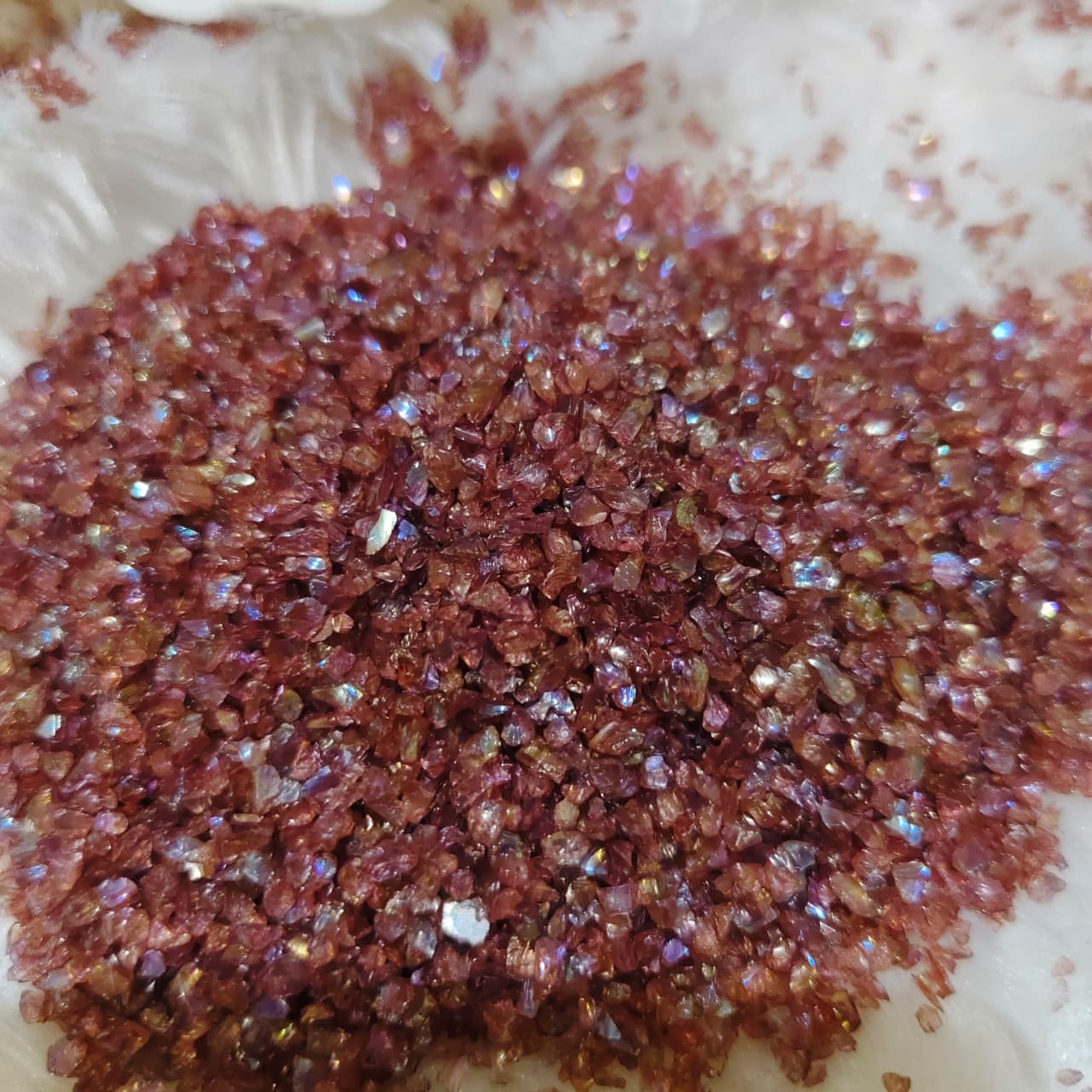 Maroon Small Rainbow Glass
