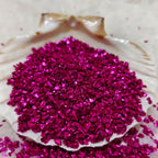 Magenta Small Metalic Glass