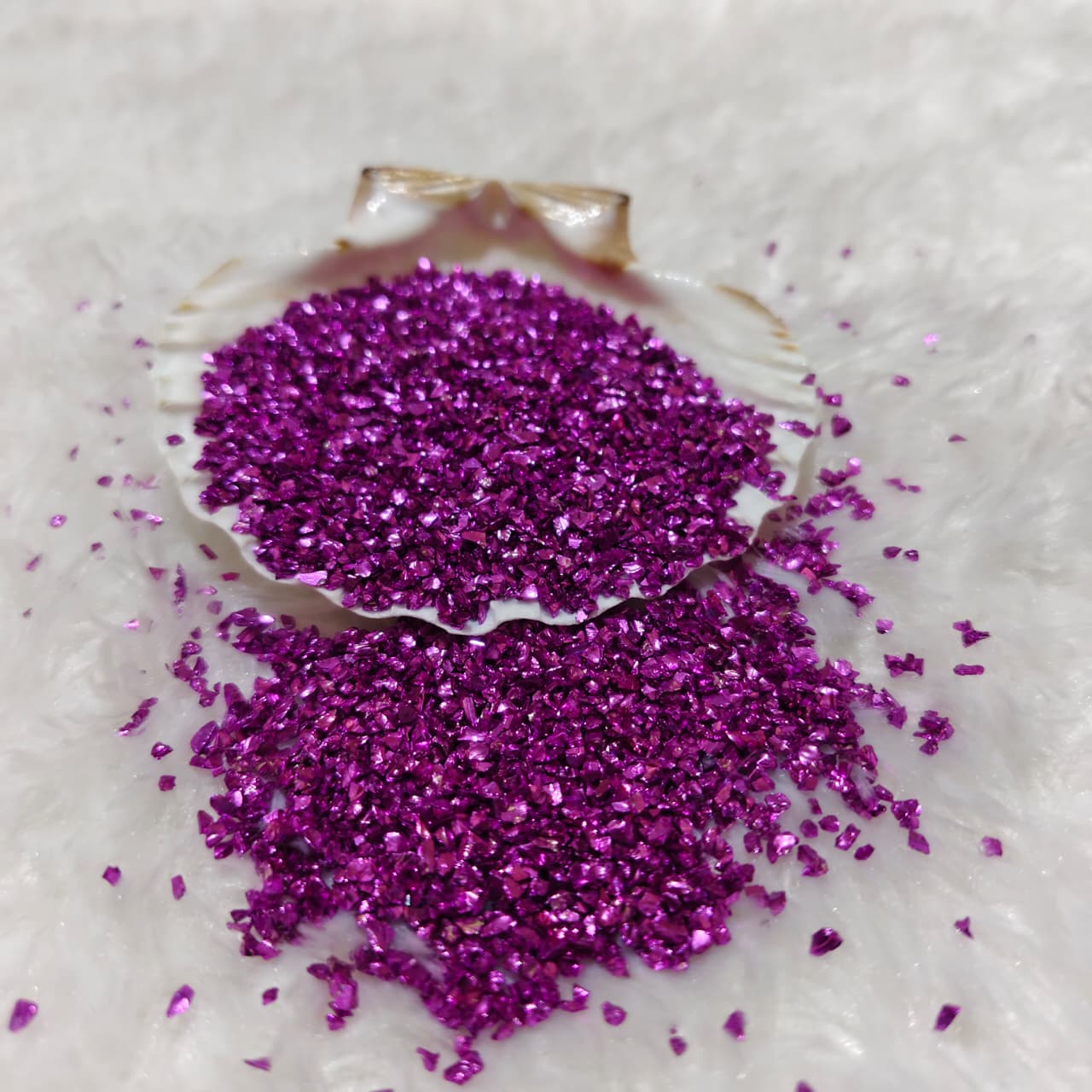 Purple Small Metalic Glass