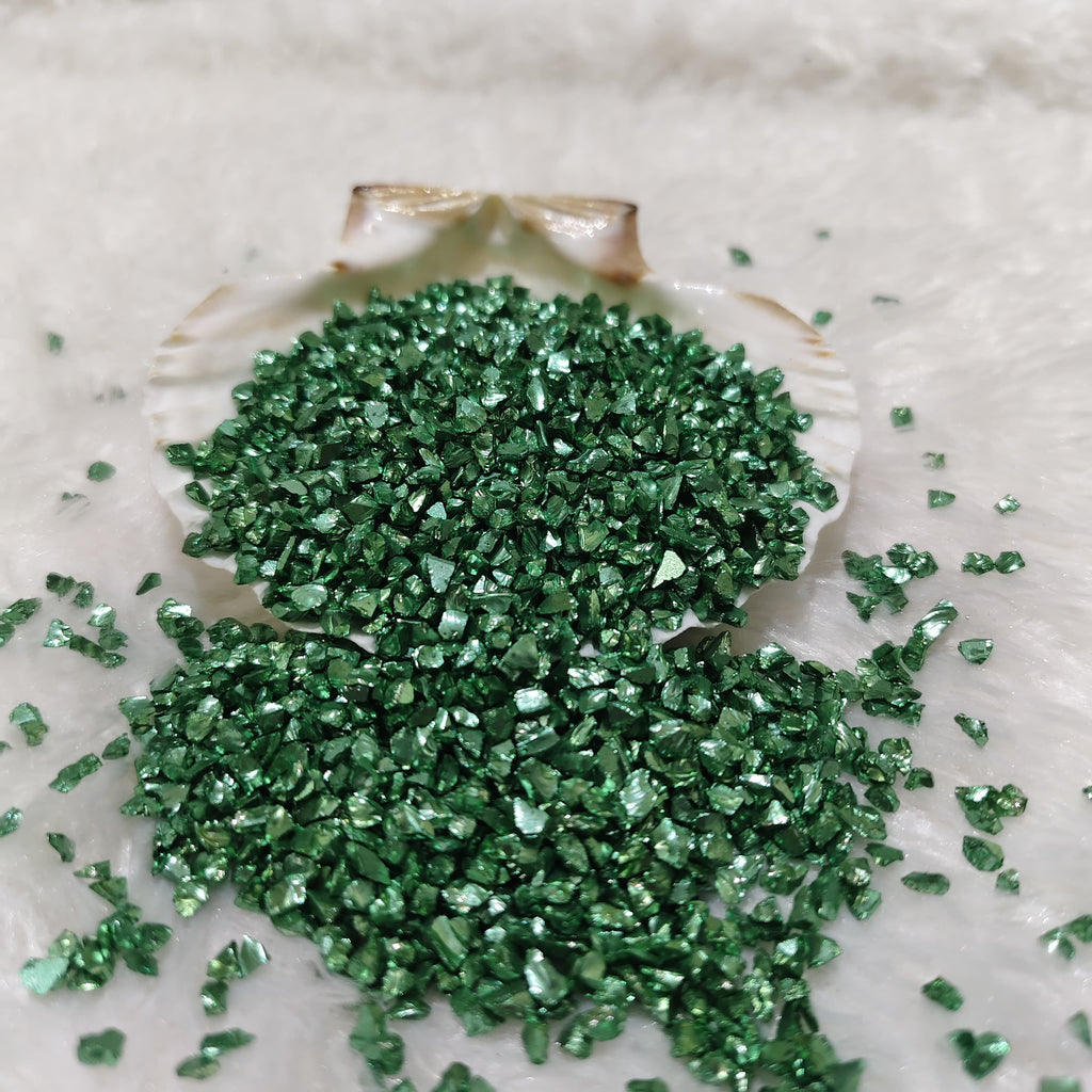 Big Metallic Glass-Green