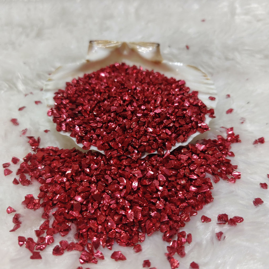 Big Metallic Glass-Red
