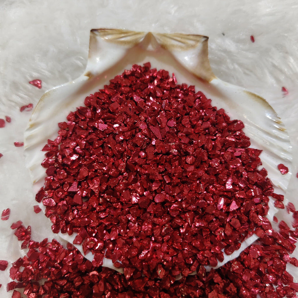 Big Metallic Glass-Red