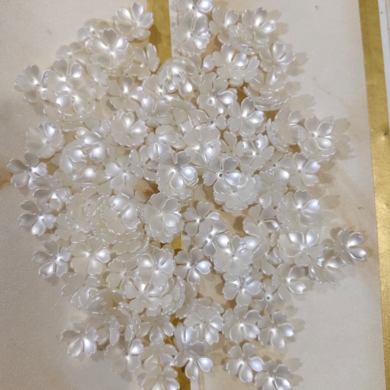 Pearl Petals Flower-White Secondary image