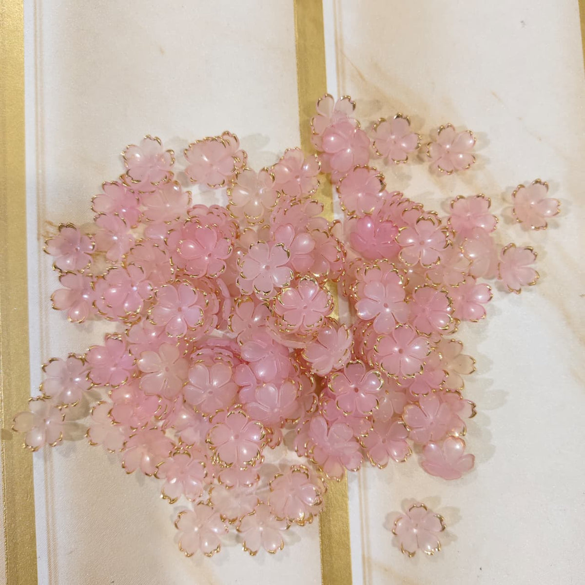 Foild Petals Flower-Pink